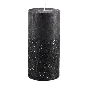Svíčka Brokat 14 cm černá