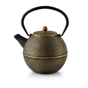 Litinová konvice na čaj Alor 1200ml černá/zlatá