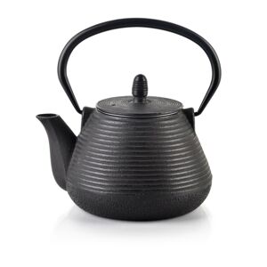 Liatinová kanvica Alor na čaj 900 ml čierna