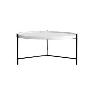 Konferenční stolek Serena 60 cm mramor bílý matný