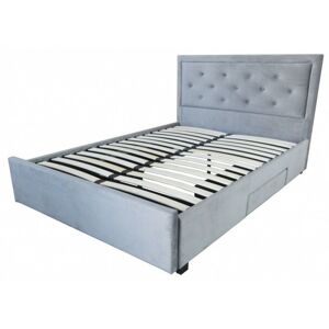 Čalúnená posteľ Huller 2.0 140X200 sivá