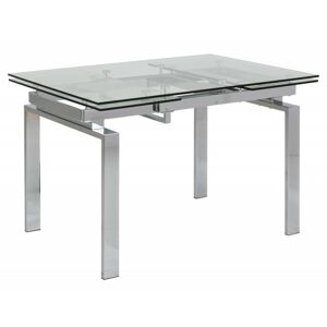 Rozkládací stůl Huddersfield 120-200x85 cm šedý