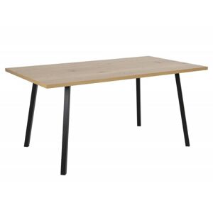Jedálenský stôl Cenny divoký dub/čierna