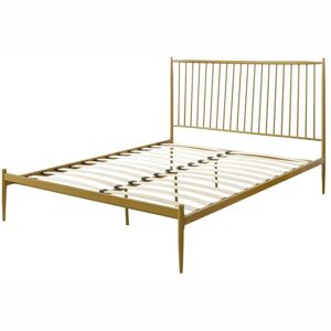 Kovová posteľ Bellaria 160x200 zlatá