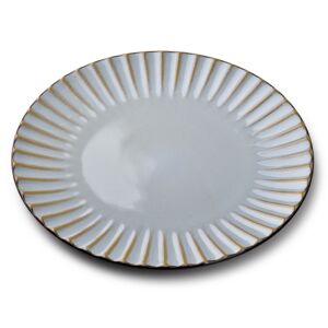 Keramický talíř EVIE 26,5 cm šedý