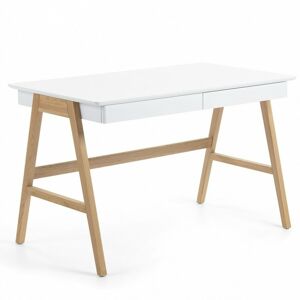 Psací stůl Ingo 120 cm bílý/dub