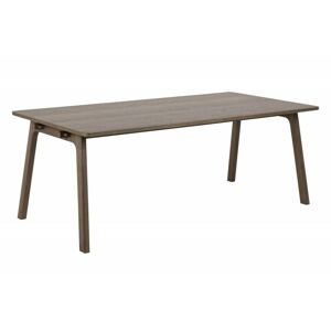 Dřevěný stůl Nordi 200x100 cm hnědý