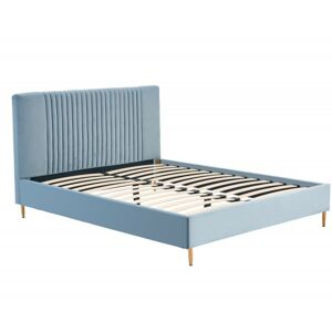 Čalouněná postel Zoe 160x200 modrá