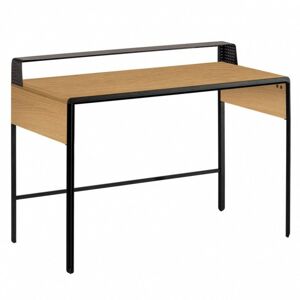 Psací stůl Nadyria 120 cm černý/dub