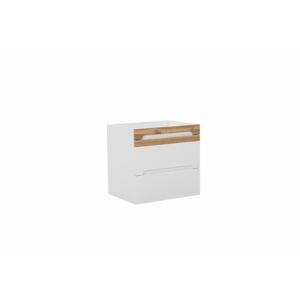 Umyvadlová skříňka Galaxy 822 2S alpská bílá/dub votan
