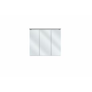 Závěsná koupelnová skříňka se zrcadlem Galaxy 844 2D alpská bílá