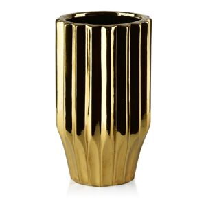 Keramická váza YVONNE 24,5 cm zlatá