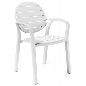 Záhradná stolička Nardi Palma biela