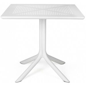 Záhradný stôl Nardi Clip 70 biely
