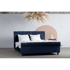 Čalouněná postel Sugar 160x200 modrá
