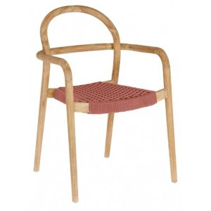 Zahradní židle Sheryl dřevo/zelená