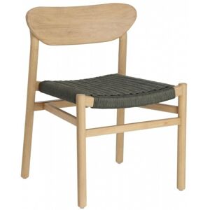 Zahradní židle Galit dřevo/zelená