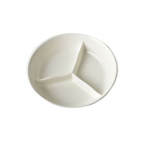 Porcelánová trojdílná miska BASIC bílá