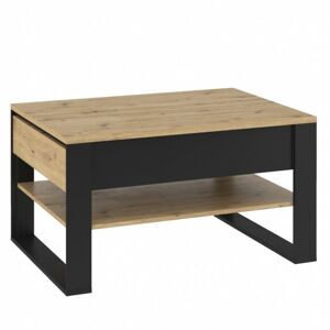 Konferenční stolek Quant dub artisan/černý
