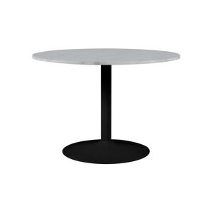 Jedálenský stôl Tarifa mramor biely/čierny