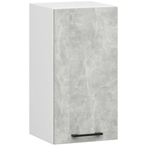 Kuchyňská závěsná skříňka Olivie W 40 cm bílá/beton