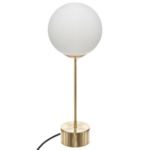 Stolní lampa Dris bílá/zlatá