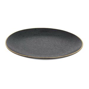 Tanier keramický čierno-zlatý 20 cm