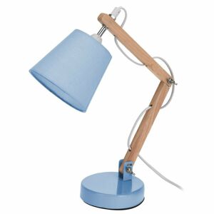 Stolná lampička s tienidlom - modrá