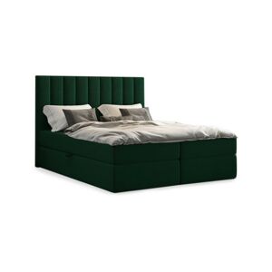 Čalouněná postel boxspring Laretto 160x200 zelená