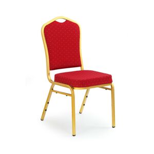 Židle Kasa zlatá/bordó