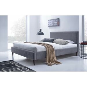 Čalouněná postel Lexin 160x200 cm šedá