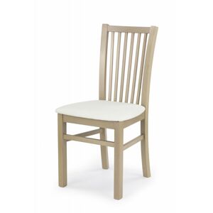 Jedálenská stolička Janet dub sonoma/biela