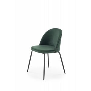 Dizajnová stolička Zyonne tmavozelená
