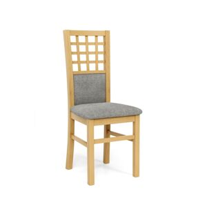 Jedálenská stolička Gernia dub medový/sivá