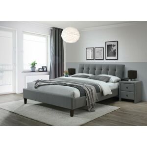 Čalúnená posteľ Sara II 160x200 cm sivá