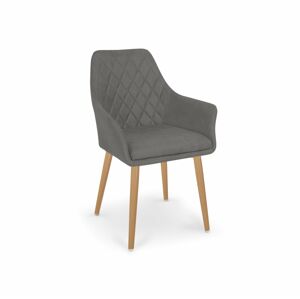 Designová stolička Lindsey sivá
