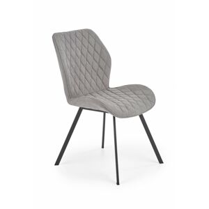 Dizajnová stolička Eviana sivá