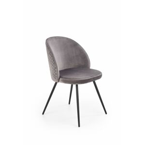 Designová stolička Poand sivá