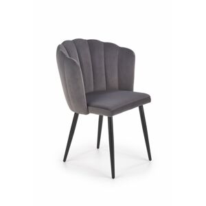 Dizajnová stolička Zelo sivá