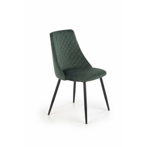 Dizajnová stolička Cylia tmavozelená
