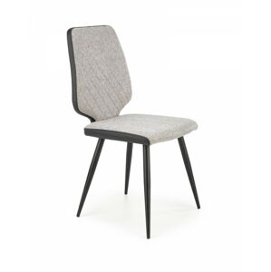 Jedálenská stolička Zeso sivá/čierna