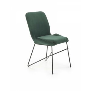 Jídelní židle Poly tmavě zelená
