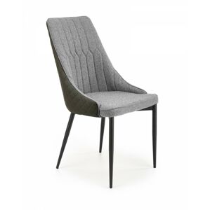 Jedálenská stolička Sierrah sivá/čierna
