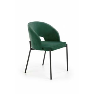 Dizajnová stolička Brinne tmavozelená
