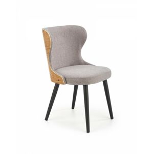 Designová stolička Naly sivá