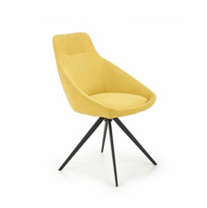 Designová stolička Leny žltá