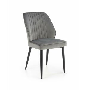 Dizajnová stolička Rickie sivá