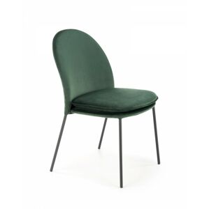 Dizajnová stolička Clorissa tmavozelená