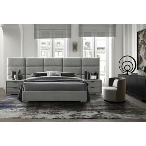 Čalouněná postel Levanter 160x200  šedá