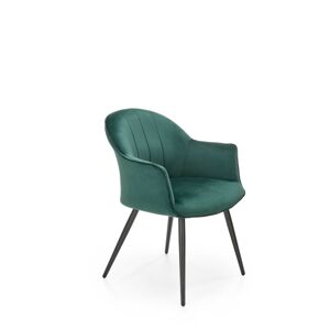 Jedálenská stolička K468 tmavo zelená